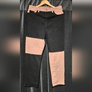 Stylish Black and Pink Women's Pants